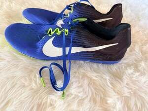 Nike Zoom Victory 3 Track Spikes Men's Blue Volt White Black 835997-413